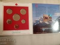 Set Canada Proof coins with document, 1983, glossy