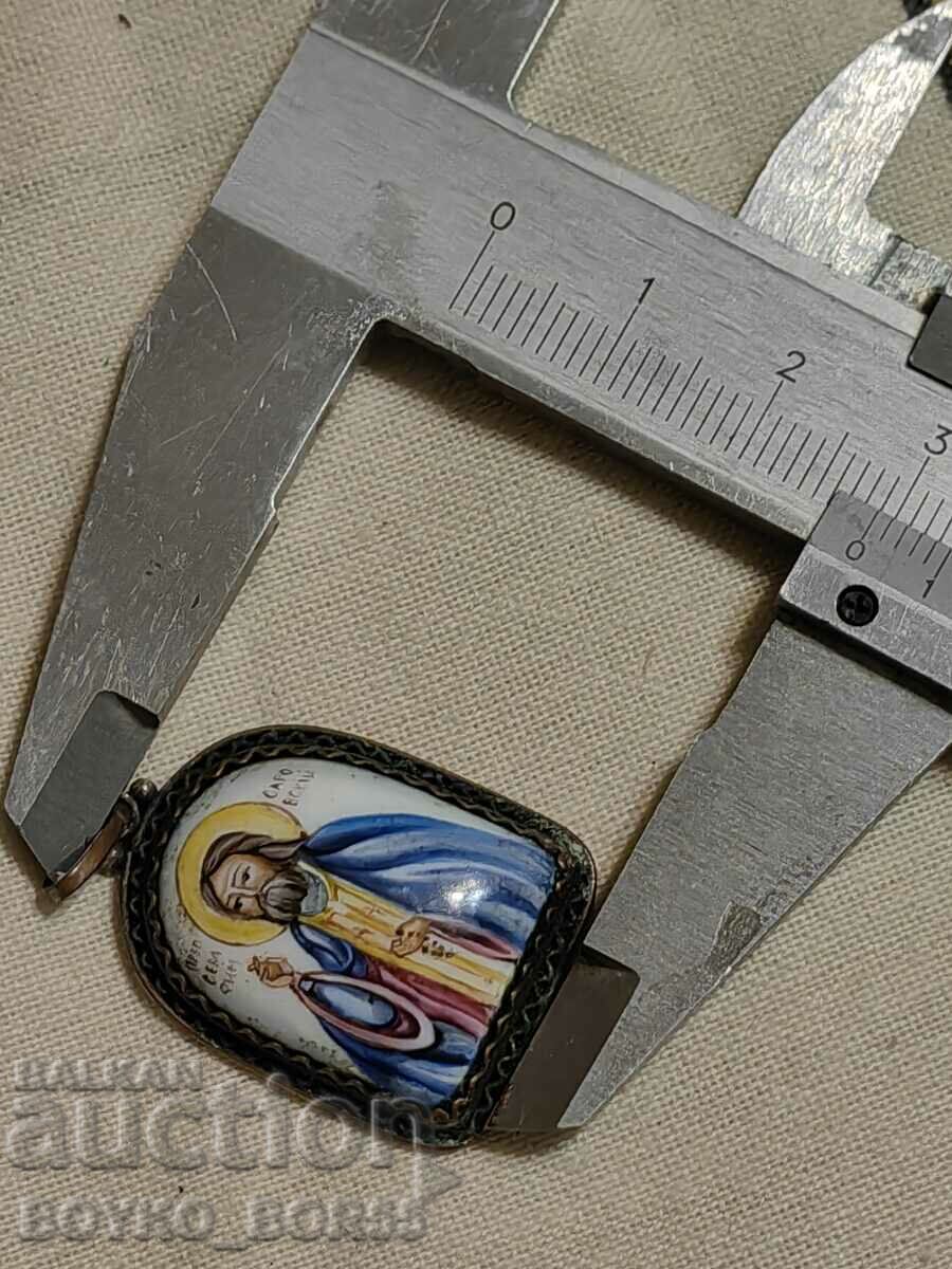 Delivery of Original Russian Social Pendant Icon for the Neck of St. Seraphim Delivery of Original Russian Social Pendant Icon for the Neck of St. Seraphim