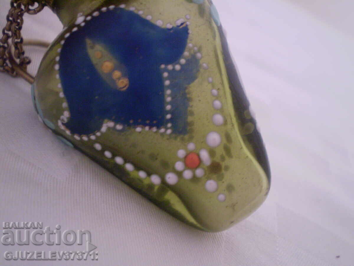 Collectible miniature perfume bottle with enamel - 5 Collectible miniature perfume bottle with enamel - 5