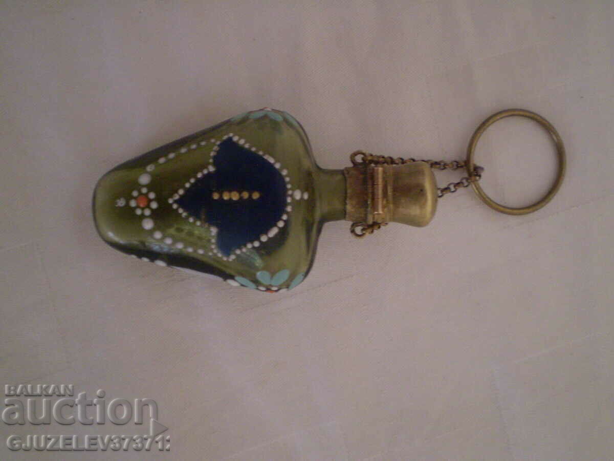 Collectible miniature perfume bottle with enamel - 7 Collectible miniature perfume bottle with enamel - 7