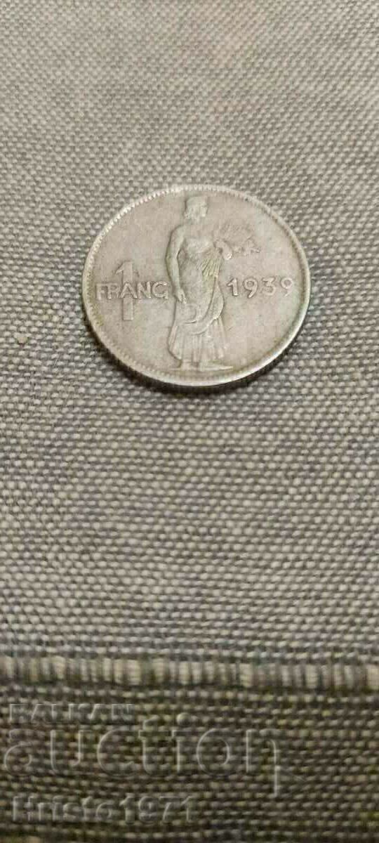 1 franc 1939 - Luxemburg