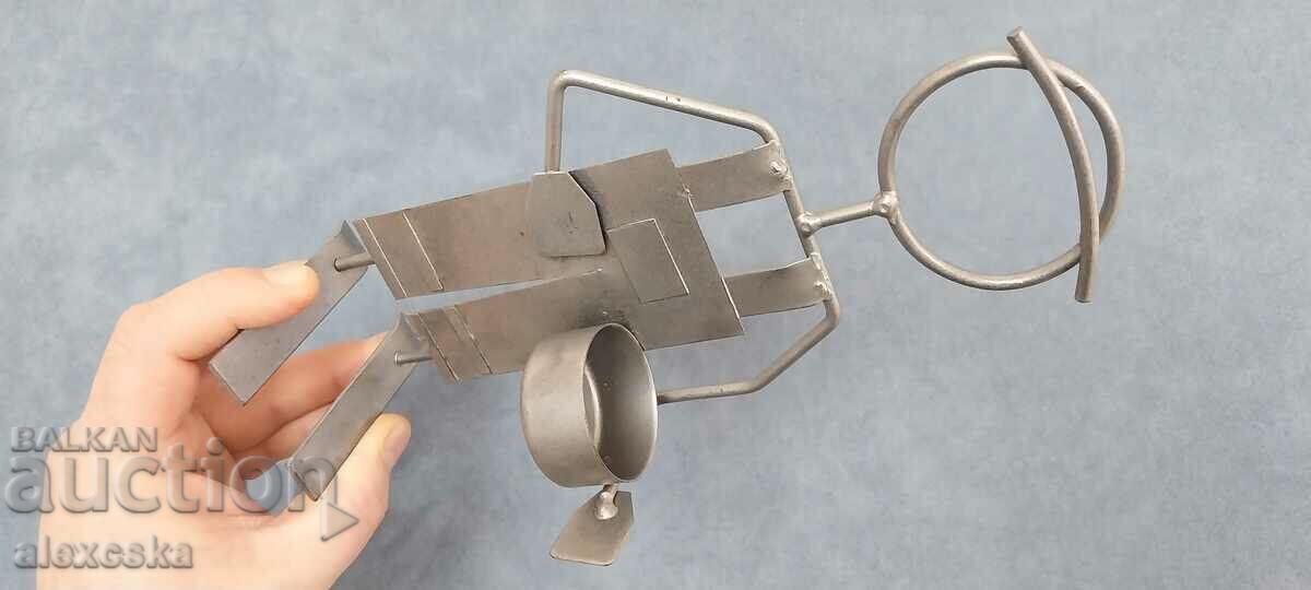 Metal candlestick - "Builder" - 6 Metal candlestick - "Builder" - 6