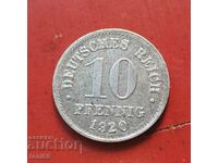 Germania 10 Pfennig 1920 - Fe