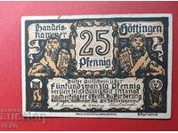 Bancnota-Germania-Saxonia-Göttingen-25 pfennig 1920