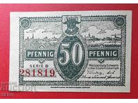 Банкнота-Германия-Мекленбург-Шверин-50 пфенига 1922