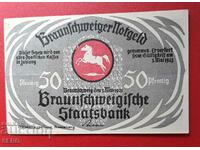 Банкнота-Германия-Брауншвайг-50 пфенига 1923