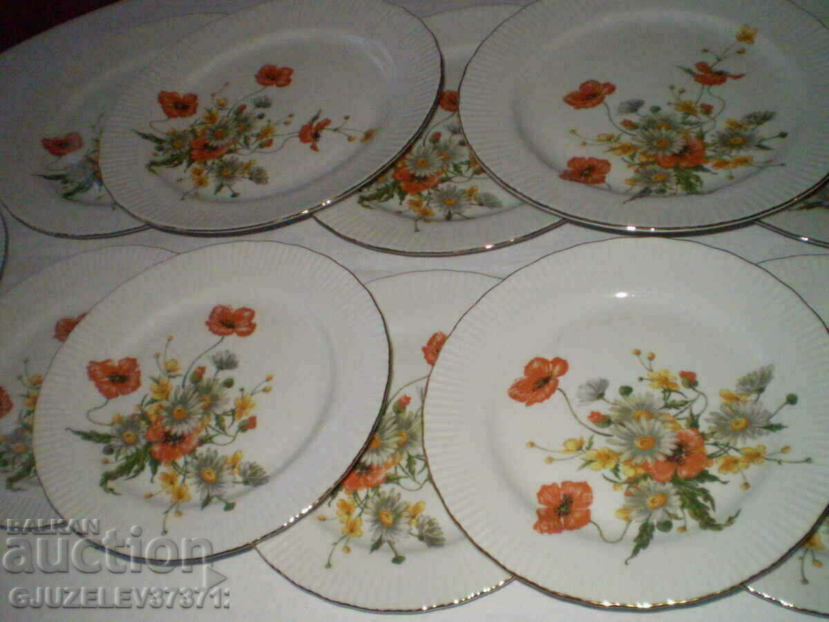 Vintage porcelain service jlmenau HENNEBERG Porselan GDR