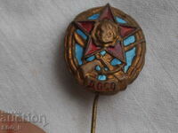 Badge DOSO bronze enamel A1