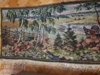 Old tapestry for wall