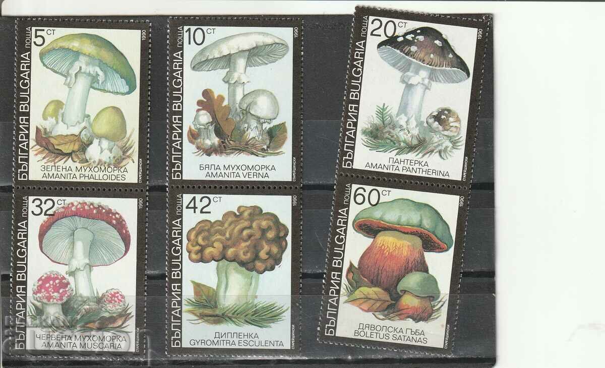Bulgaria 1991. Poisonous mushrooms BK№3901/6 clean