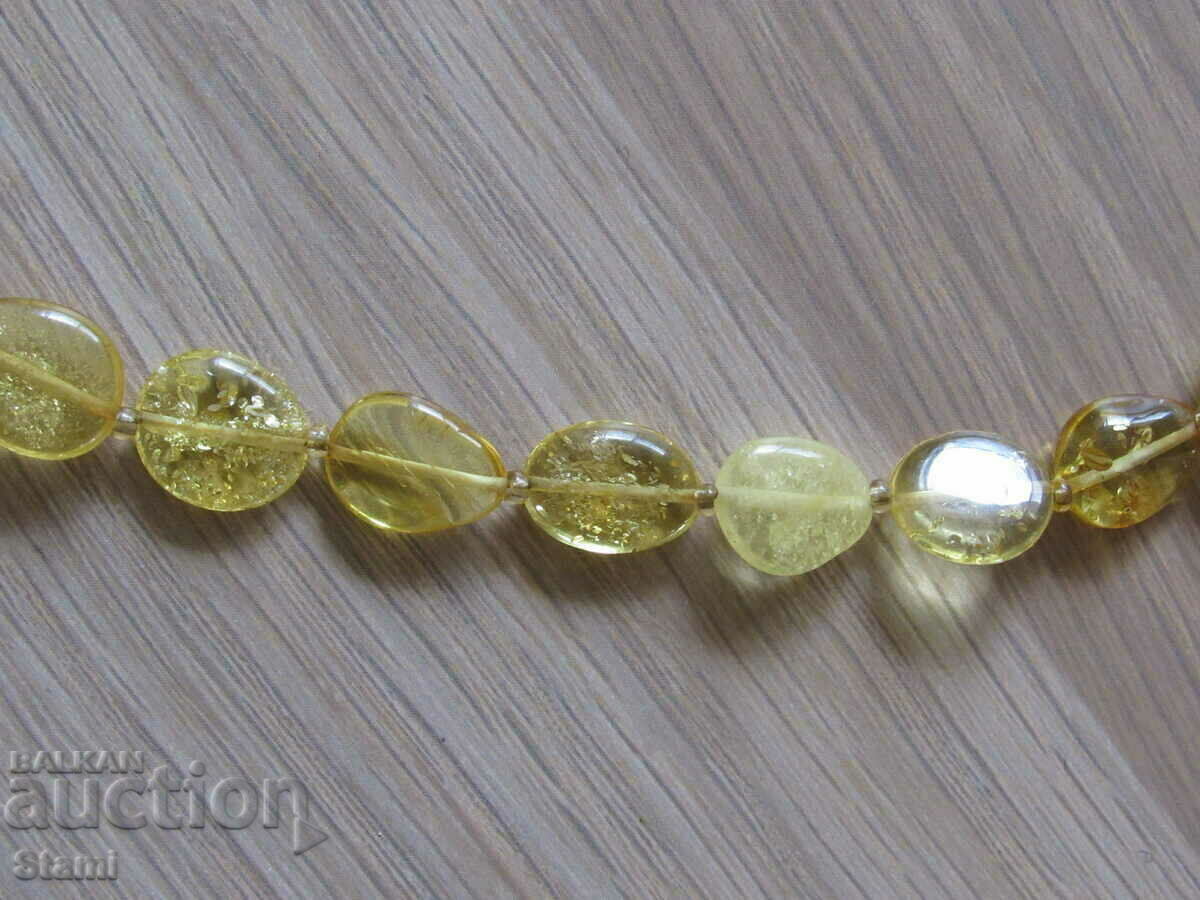 Auction Women's circle necklace made of premium Baltic amber Auction Women's circle necklace made of premium Baltic amber