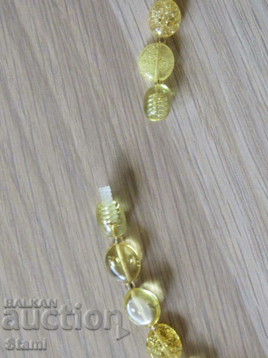 Women's circle necklace made of premium Baltic amber - 5 Women's circle necklace made of premium Baltic amber - 5