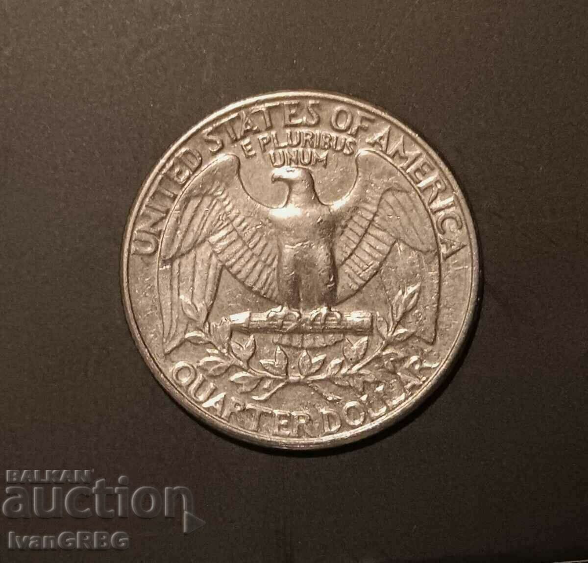 Аукцион 1/4 долар 1983 САЩ Вашингтон
