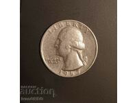 1/4 долар САЩ 1967 Вашингтон