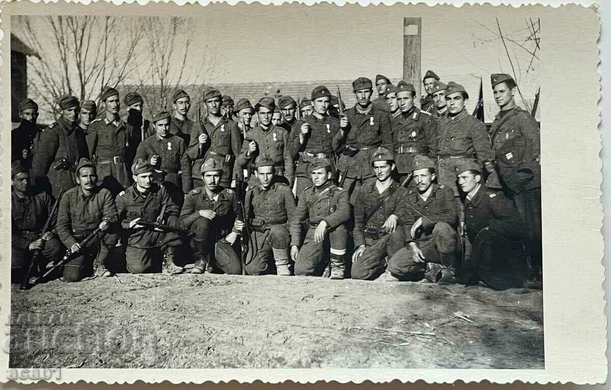 At the front 1945 Soldiers with Orders for Bravery