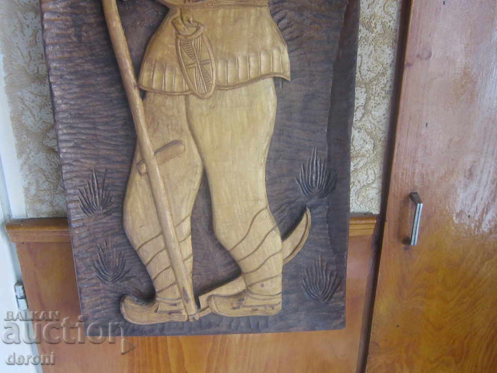 Δημοπρασία Μοναδικό γερμανικό ξύλινο ανάγλυφο χορτοκοπτικό πάνελ Δημοπρασία Μοναδικό γερμανικό ξύλινο ανάγλυφο χορτοκοπτικό πάνελ