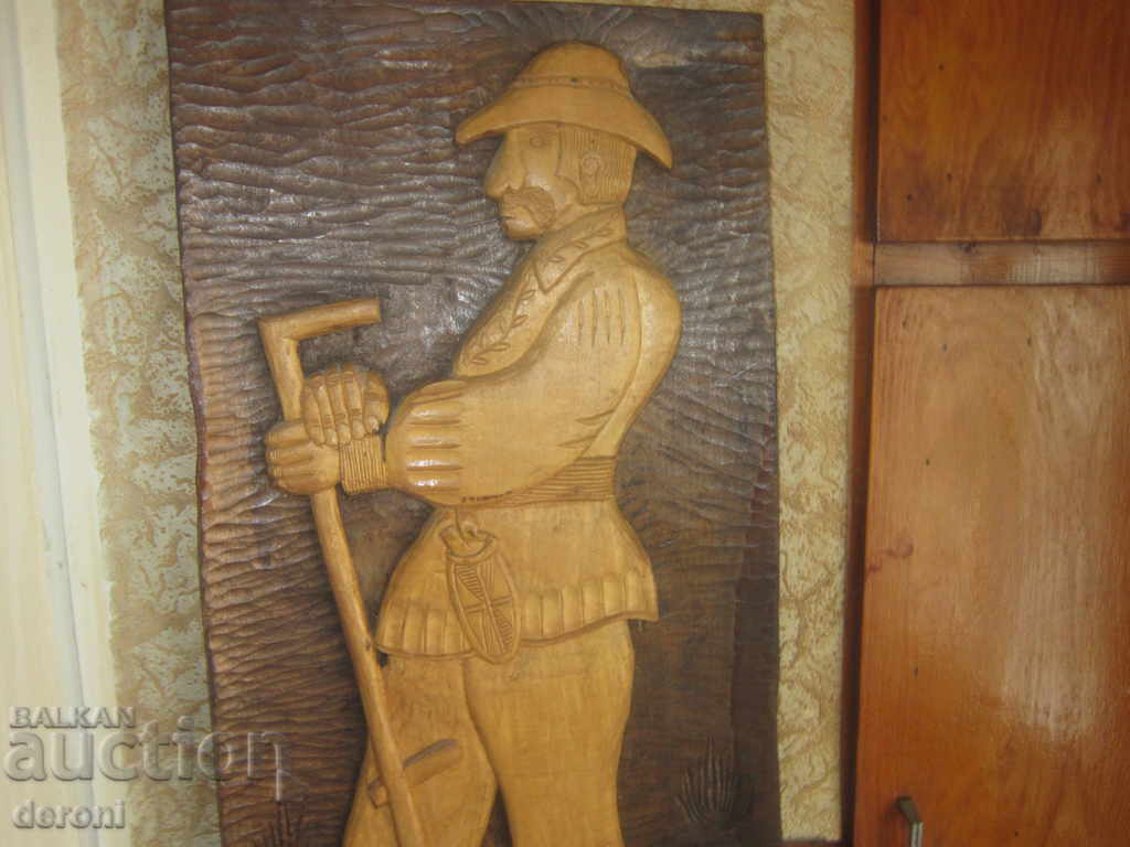 Παράδοση Μοναδικό γερμανικό ξύλινο ανάγλυφο χορτοκοπτικό πάνελ Παράδοση Μοναδικό γερμανικό ξύλινο ανάγλυφο χορτοκοπτικό πάνελ