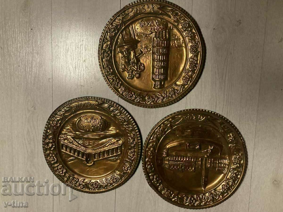 Copper wall plates Italy