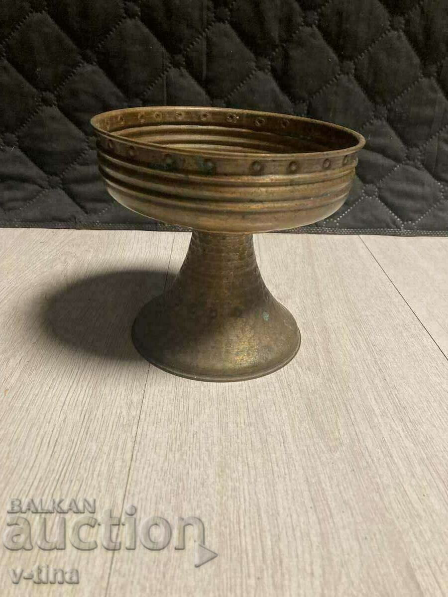 Copper large bowl chalice nafora