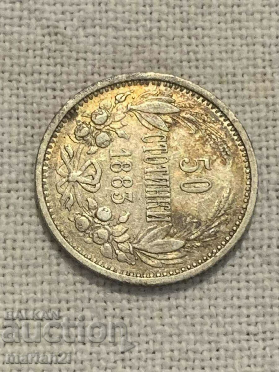 Auction 50 cents 1883 Auction 50 cents 1883