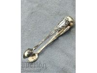 Old French silver ice/sugar tongs