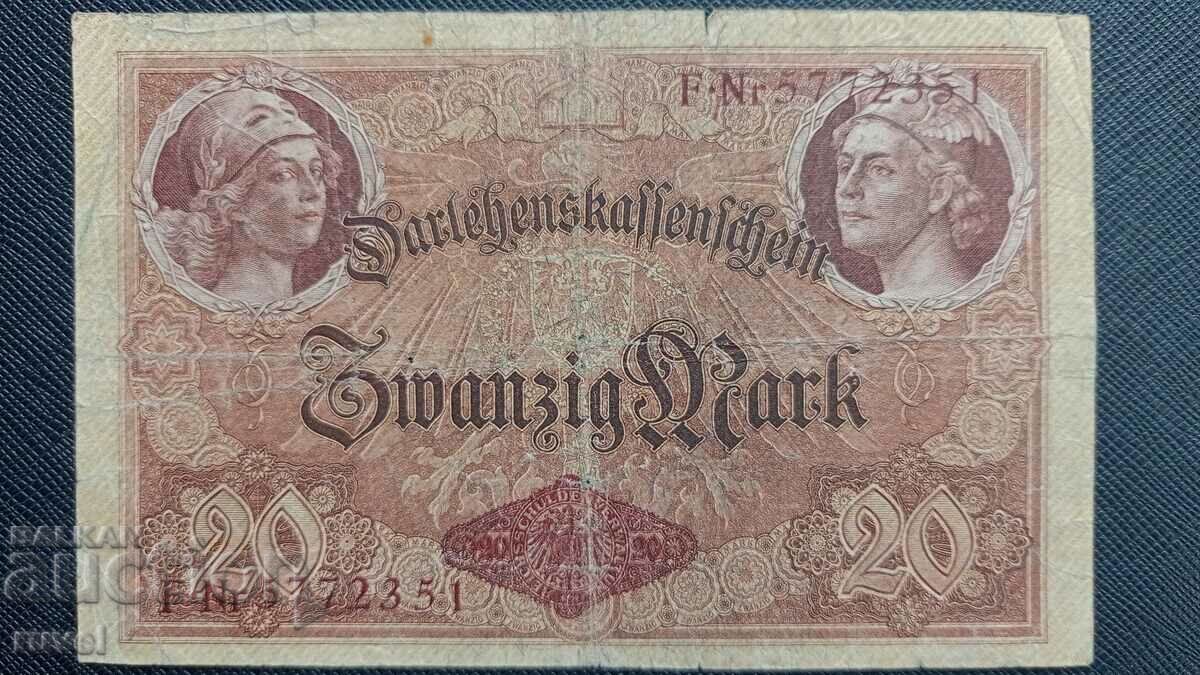 Germany, 20 marks 1914