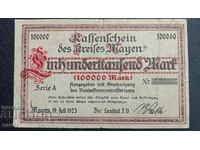 Германия, 100000 марки 1923 г.