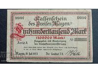 Germany, 100000 marks 1923