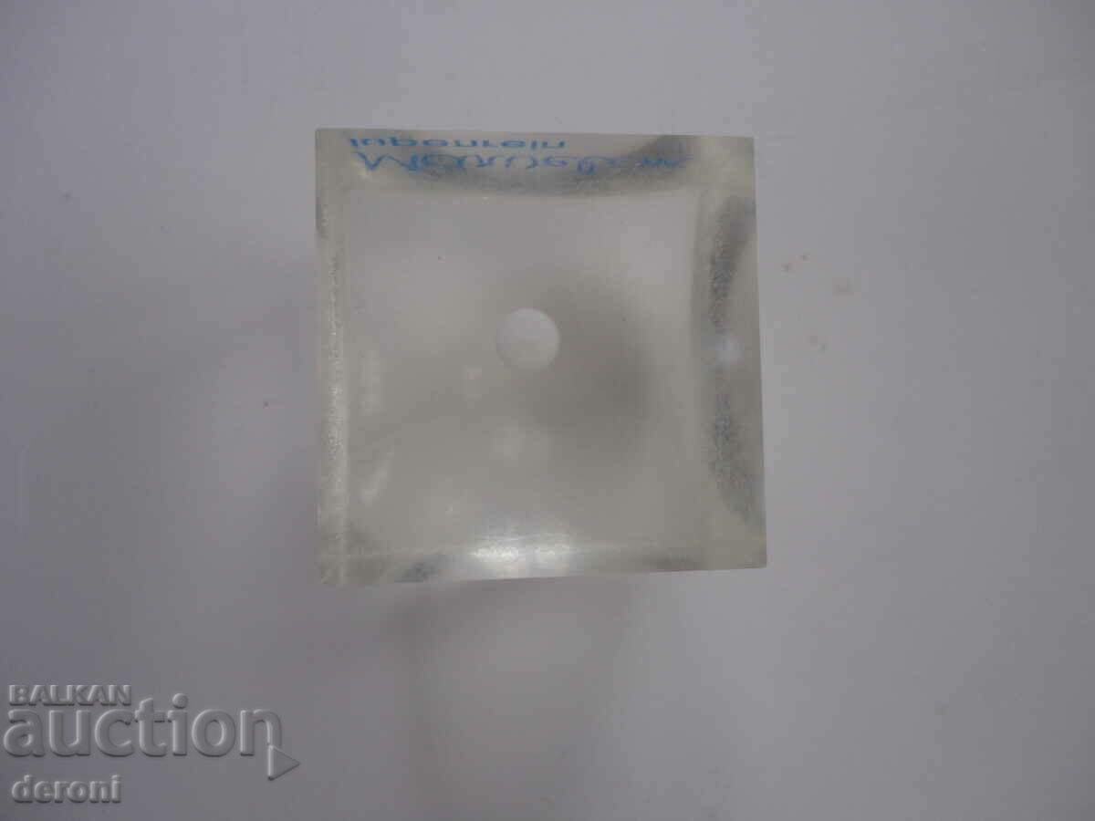 Marvelon lupenrein advertising cube with price 15.00 BGN | € 7.67 Marvelon lupenrein advertising cube with price 15.00 BGN | € 7.67