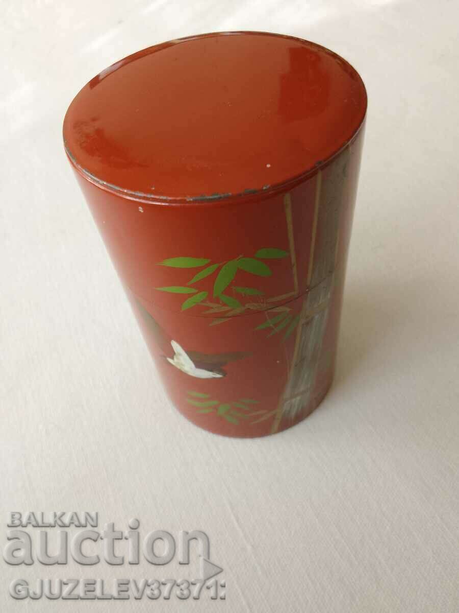 vintage tin tea box, old tin box, kitchen with price 30.00 BGN | € 15.34 vintage tin tea box, old tin box, kitchen with price 30.00 BGN | € 15.34