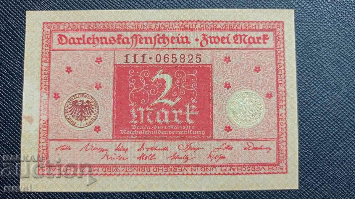 Γερμανία, 2 γραμματόσημα 1920