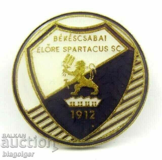 Old football badge-Football Club Bekescsaba Hungary