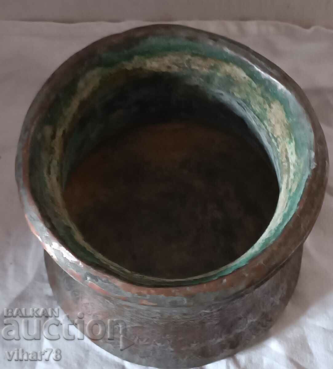 OLD COPPER VESSEL, MENCHE-HARANIA-BAKAR - 6 OLD COPPER VESSEL, MENCHE-HARANIA-BAKAR - 6