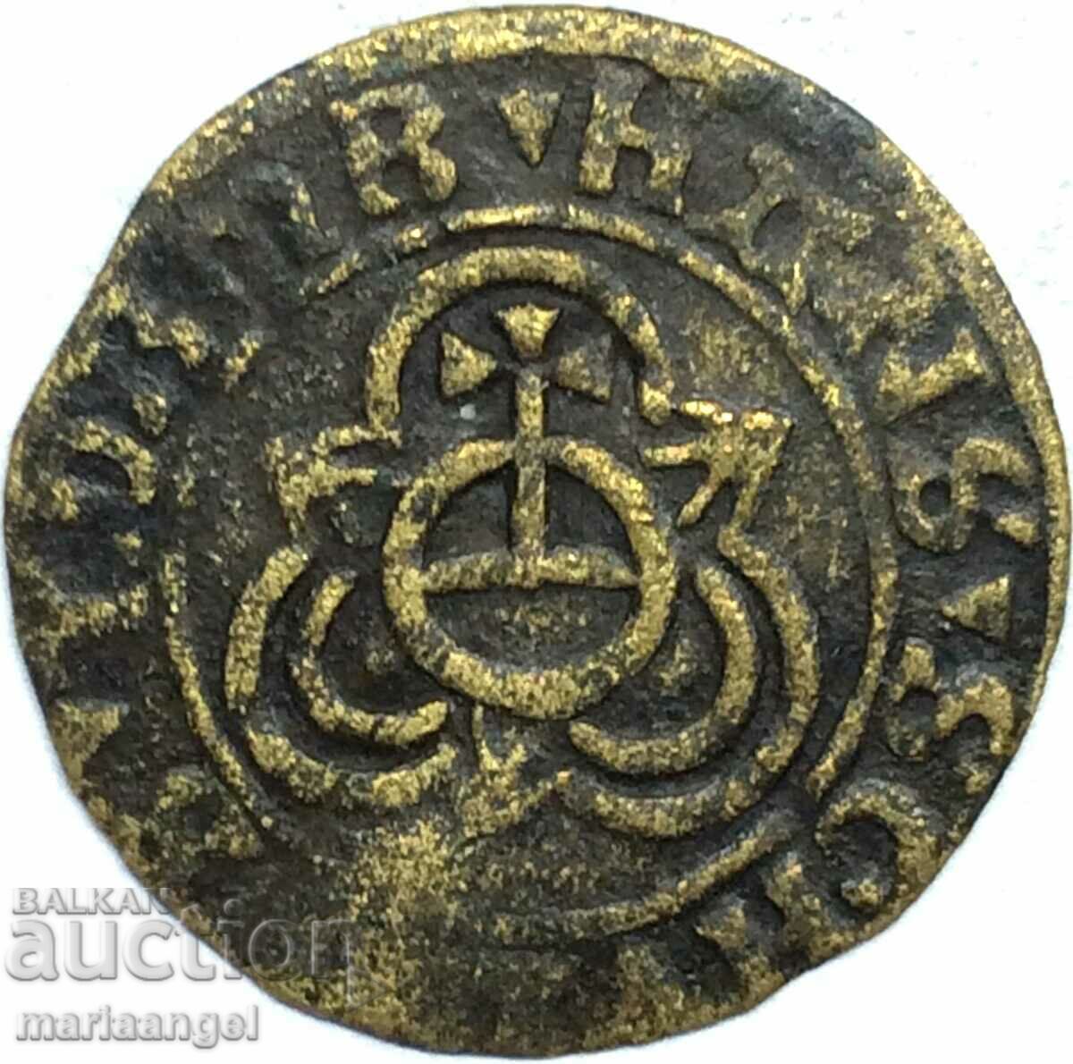 Germany 1 pfennig 28mm brass token