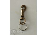 Old brass key ring