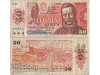 Cehoslovacia 50 de coroane 1987 bancnota #5260
