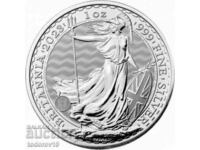 Ασημένιο νόμισμα 1 ουγγιάς Βρετανία 2023 - Βασιλιάς Κάρολος Γ'