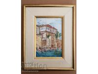 Vasil Banov Boats in the port of the Old Town 1993