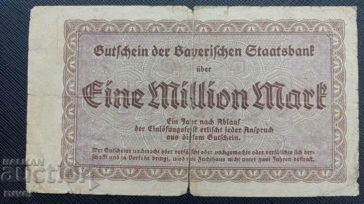 Germany, One Million Marks 1923 with price 8.00 BGN | € 4.09