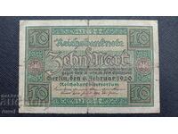 Germany, 10 marks 1920