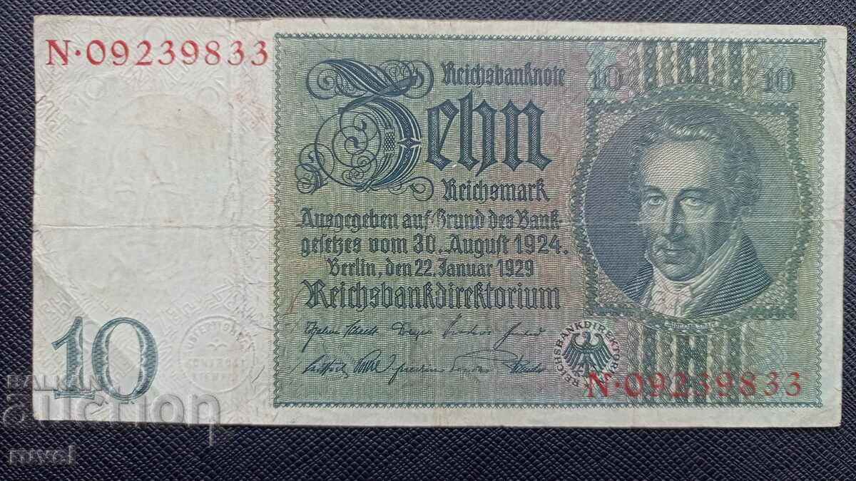 Germany, 10 marks 1929