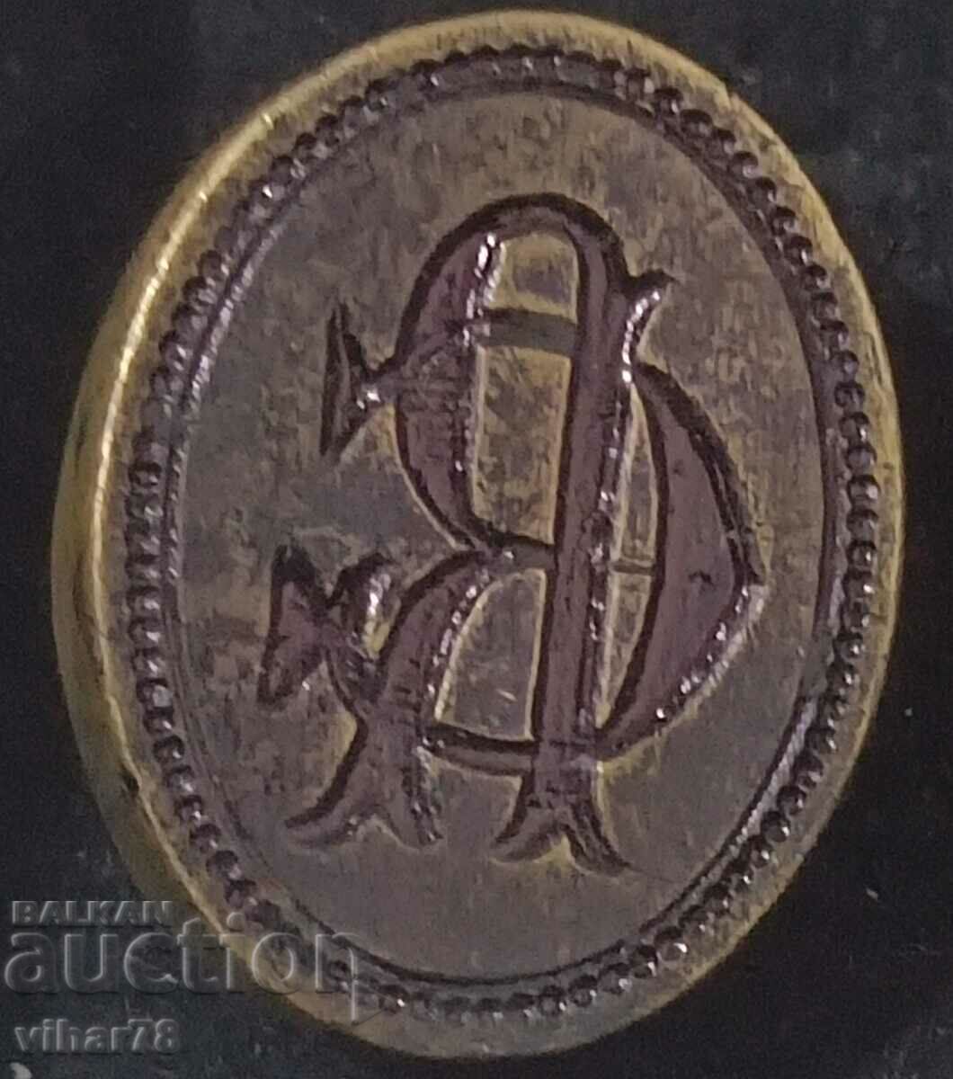 Old bronze seal