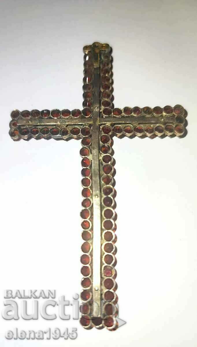 Δημοπρασία Αντίκα Βοημίας Βοημίας Σταυρός Γρανάτη Δημοπρασία Αντίκα Βοημίας Βοημίας Σταυρός Γρανάτη