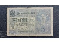 Germany, 5 marks 1917