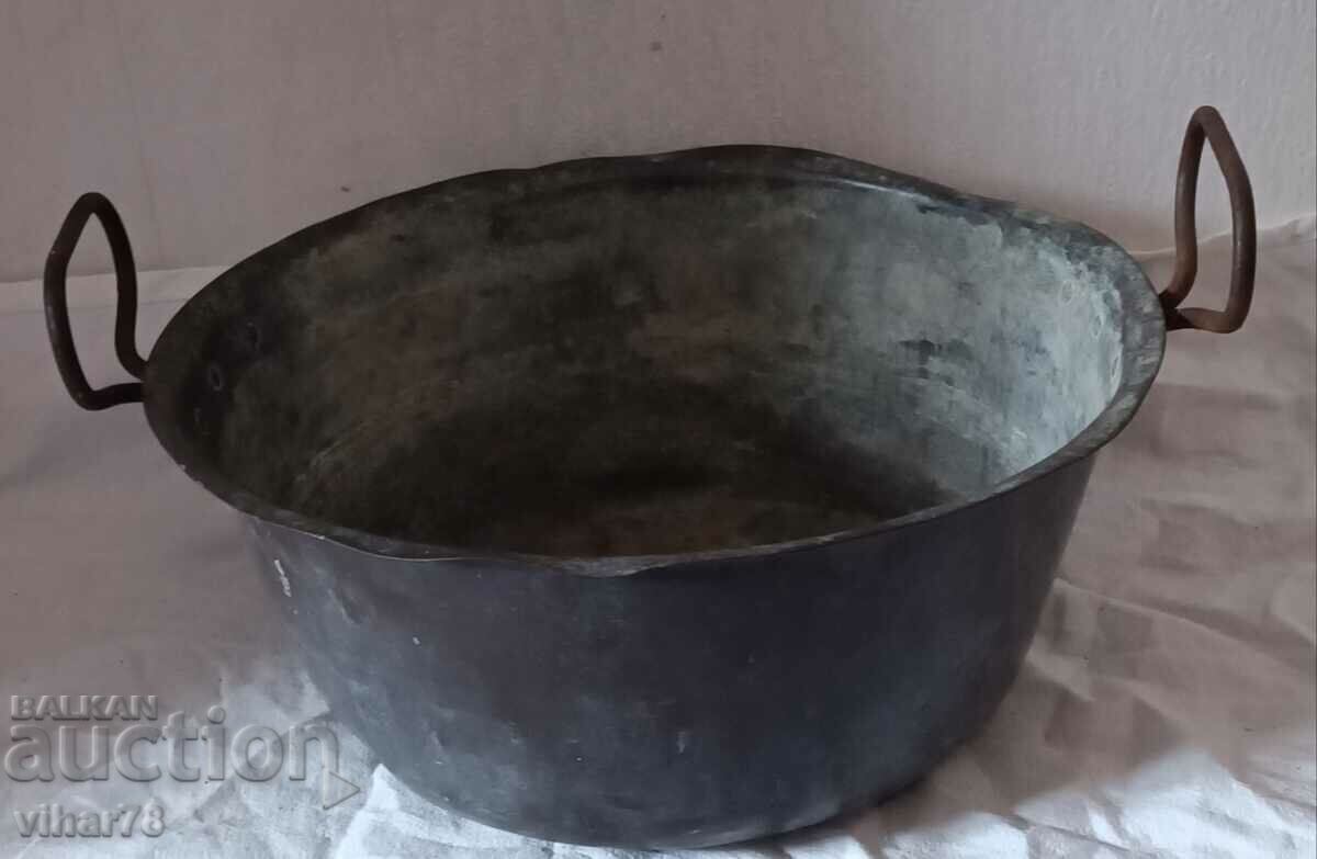 OLD COPPER VESSEL, MENCHE-HARANIA-BAKAR - 5 OLD COPPER VESSEL, MENCHE-HARANIA-BAKAR - 5