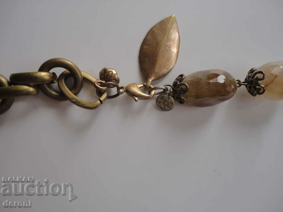 Mașină unică din bronz și pietre Zoe - 5