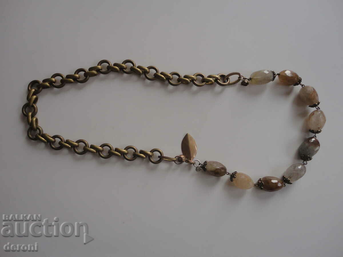 Mașină unică din bronz și pietre Zoe - 7