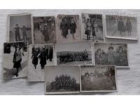 FEMEII MILITARĂ 1944-47. 1952 FOTOGRAFII LOT 11 NUMERE