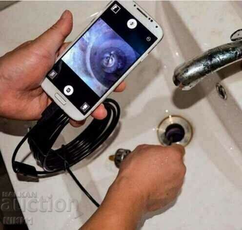 Endoscope, waterproof 5.5mm 480p + 100 cm cable with price 18.00 BGN | € 9.20 Endoscope, waterproof 5.5mm 480p + 100 cm cable with price 18.00 BGN | € 9.20