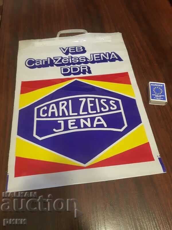 Plastic bag - retro. Carl Zeiss Jena - DDR